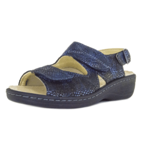 Сандалии синий питон 20037-01