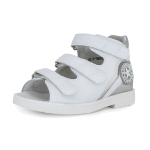 Сандалии 43397-5 белый с серебром