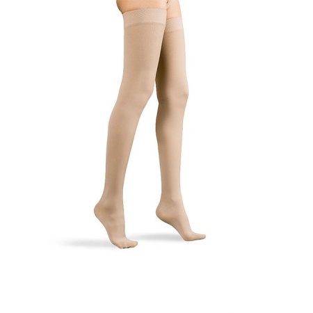 Чулки компрессионные женские Ofa Classic, 1 класс компрессии, для широкого бедра, с закрытым носком, арт. CC211W-MD 