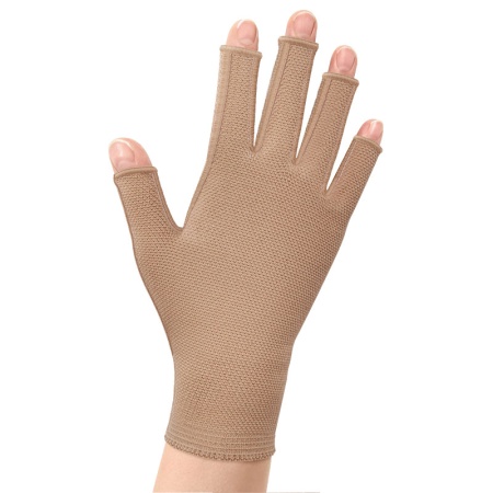 Перчатка компрессионная с открытыми пальцами Luomma, 2 класс компрессии, арт. ID-500 