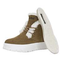 Ботинки зимние золотисто-коричневые