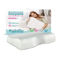 Подушка анатомическая под голову (с выемкой под плечо) для взрослых Comfortline