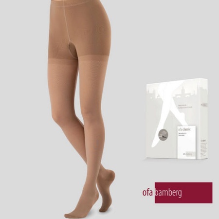 Колготки компрессионные женские Ofa Classic, 2 класс компрессии, с закрытым носком, арт. CC120-MD