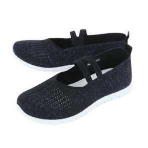 Балетки женские, цвет ЧЕРНЫЙ, PM526_01_01_TU