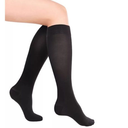 Гольфы компрессионные женские Luomma, 2 класс компрессии, с закрытым носком, арт. ID-200Т