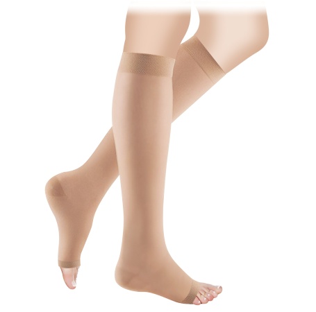 Гольфы компрессионные женские Luomma, 2 класс компрессии, с открытым носком, арт. ID-210