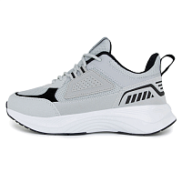 Кроссовки стальной с черным