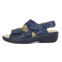 Сандалии синий питон 20037-01