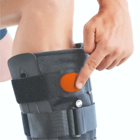 Ортез на голеностопный сустав Orliman с шарнирами и пневмокамерой, арт. EST-083