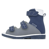 Ботинки летние 71487-1 серо-синий