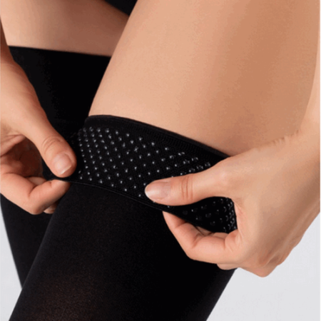 Чулки компрессионные женские Ofa Classic, 1 класс компрессии, с закрытым носком, арт. CC210-BL