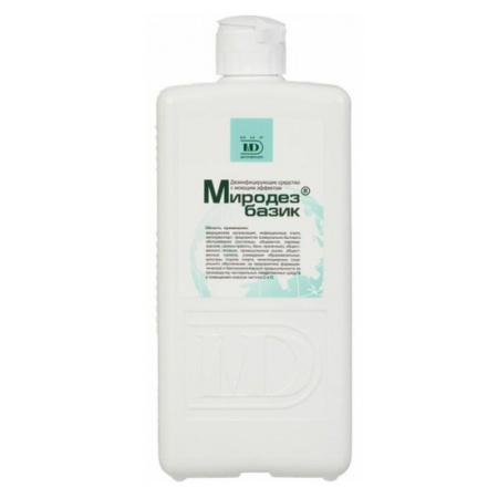 Дезинфицирующее средство с моющим эффектом Миродез базик, 1л