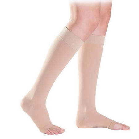 Гольфы компрессионные Sigvaris Cotton, 2 класс компрессии, с открытым носком, арт. СО2 76о