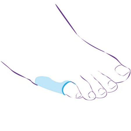 Протектор силиконовый для защиты сустава пятого пальца стопы Тривес, арт. СТ-48