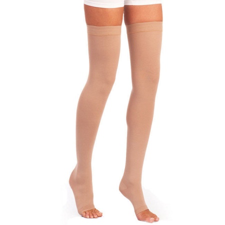 Чулки компрессионные женские Тривес, 1 класс компрессии, с открытым носком, арт. TEA 212
