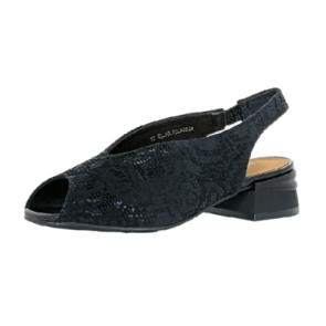 Босоножки женские, цвет ЧЕРНЫЙ, AL034_01_01_CP