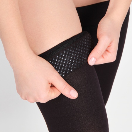 Чулки компрессионные женские Luomma, 2 класс компрессии, с закрытым носком, арт. ID-300