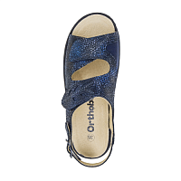 Сандалии синий питон 20037-01