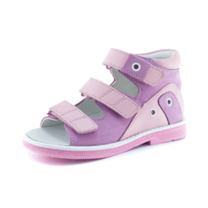 Сандалии сиренево-розовый