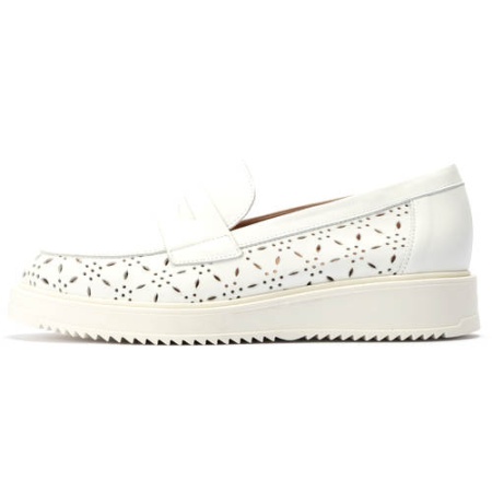 ORDER 2238-1 туфли женские Art. 10382 BLANCO/кожа/белый