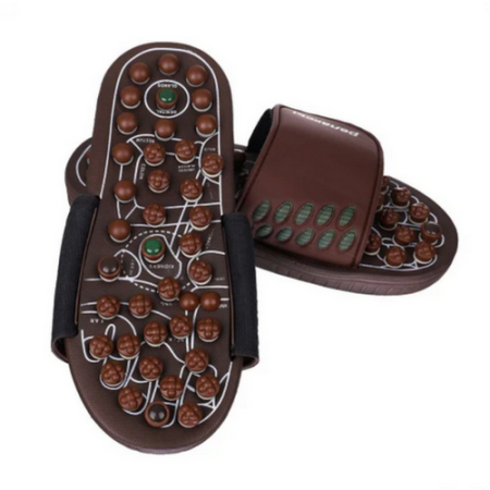 Массажер рефлекторный для стоп в виде тапочек, арт. KW-313G