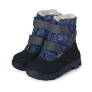 BL-240(26) Ботинки, нат.кожа/текстиль/шерсть, ДЖИНС