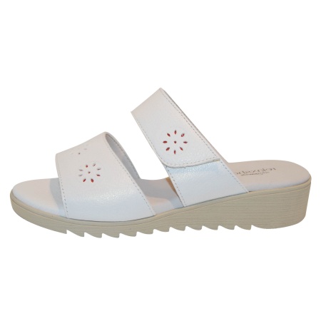 Сабо женские летние RELAXSHOE, арт. 390-007 белый/красный