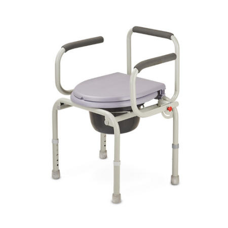 Кресло-туалет с опускающимися подлокотниками, арт. FS 813